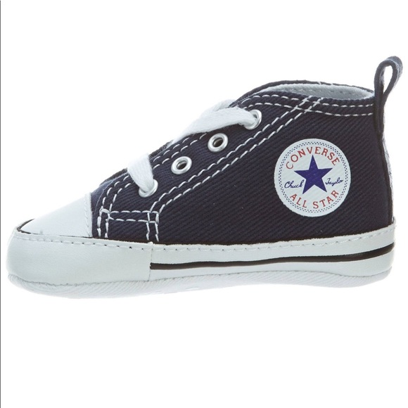 Converse Other - Converse Chuck Taylor Hi-TopCrib Shoes Navy Firm $
